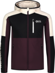 Men's violet powerfleece jacket MOONGLADE