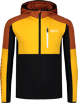 Men's yellow powerfleece jacket MOONGLADE
