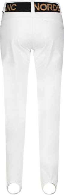 Women's white softshell ski pants FULLCOVER