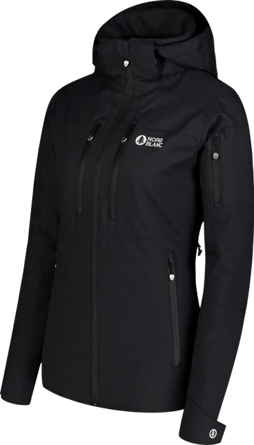 Ladies black hot sale ski jacket