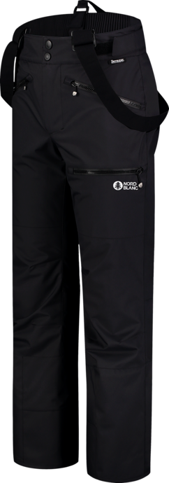 Pantaloni de schi negri pentru bărbați SLALOM