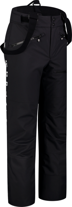 Pantaloni de schi negri pentru bărbați SLALOM