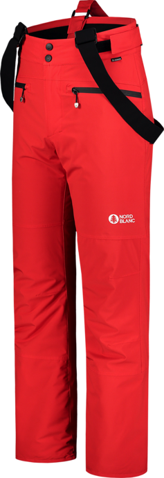 Pantaloni de schi roșii pentru bărbați SNOWCAT