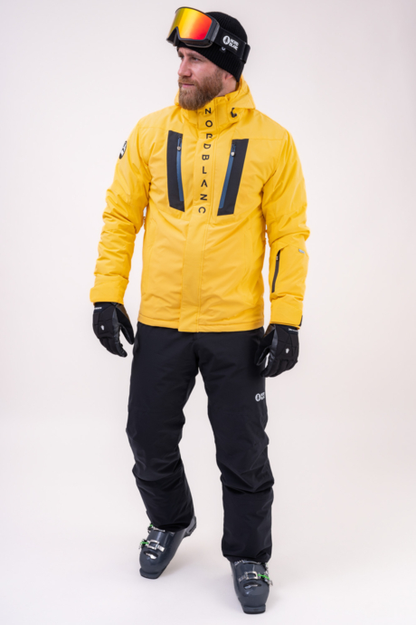 Pantaloni de schi negri pentru bărbați SNOWCAT