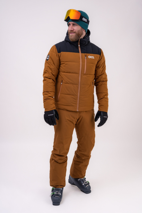 Pantaloni de schi maro pentru bărbați SNOWCAT