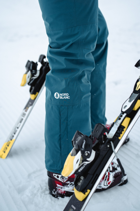 Pantaloni de schi verzi pentru bărbați SNOWCAT