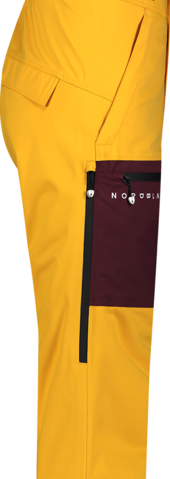 Pantaloni de schi și snowboard galbeni pentru bărbați OFF-PISTE