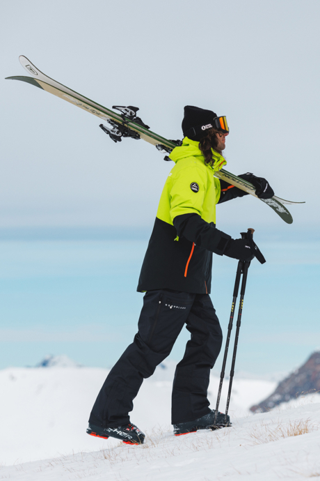 Pantaloni de schi și snowboard negri pentru bărbați OFF-PISTE