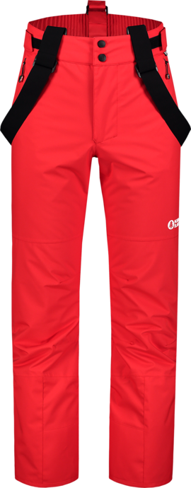 Pantaloni de schi roșii pentru bărbați SNOWBANK