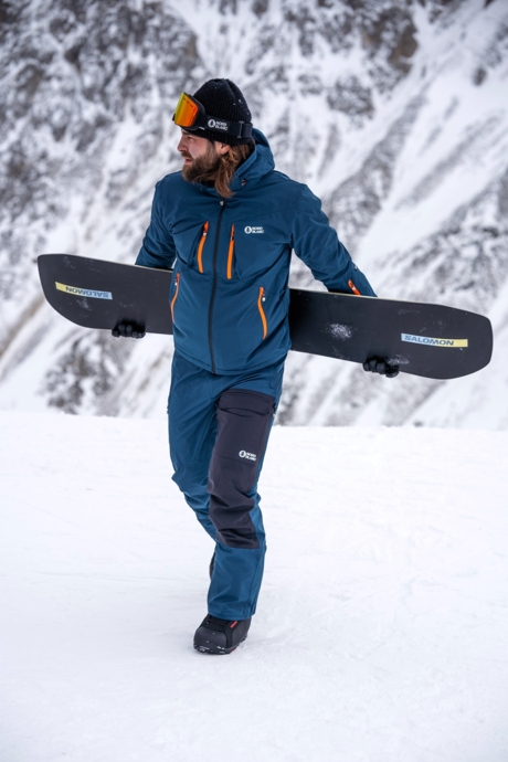 Pantaloni de schi și snowboard albaștri pentru bărbați PLOW
