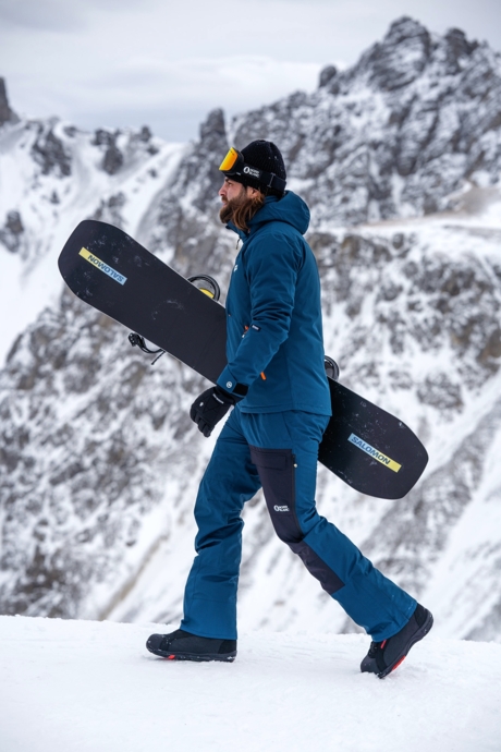 Pantaloni de schi și snowboard albaștri pentru bărbați PLOW