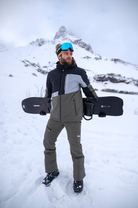 Pantaloni de schi kaki pentru bărbați FROSTED
