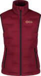 Vestă bordo de iarna pentru femei PLAINNESS