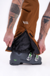 Pantaloni de schi maro pentru bărbați SNOWCAT