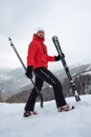 Pantaloni de schi negri pentru bărbați SLALOM