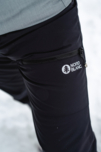 Pantaloni de schi negri pentru bărbați SLALOM
