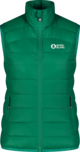 Vestă de iarnă verde pentru femei APPRECIATE