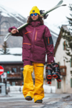 Pantaloni de schi și snowboard galbeni pentru bărbați OFF-PISTE