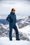 Pantaloni de schi și snowboard albaștri pentru bărbați PLOW