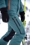 Pantaloni de schi și snowboard verzi pentru bărbați PLOW