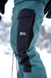 Pantaloni de schi și snowboard verzi pentru bărbați PLOW