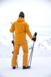 Pantaloni de schi și snowboard galbeni pentru bărbați PLOW