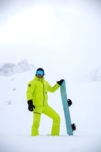 Pantaloni de schi verzi pentru bărbați FROSTED