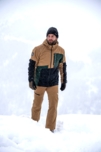Pantaloni de schi maro pentru bărbați FROSTED